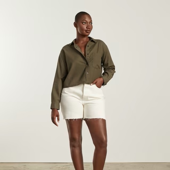 Everlane Silky Cotton Way-Short Shirt - Picture 4 of 11